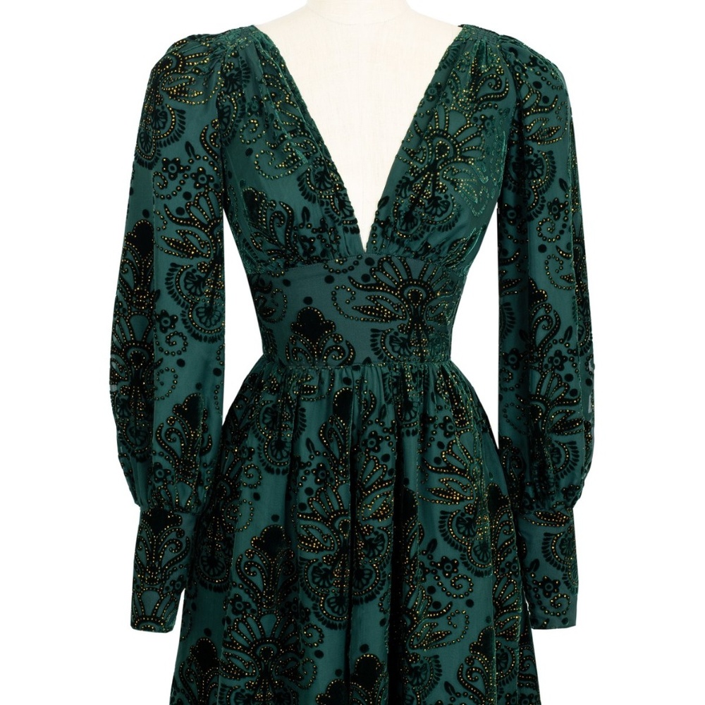 Trashy Diva Baroque Velvet Knee Length Bianca